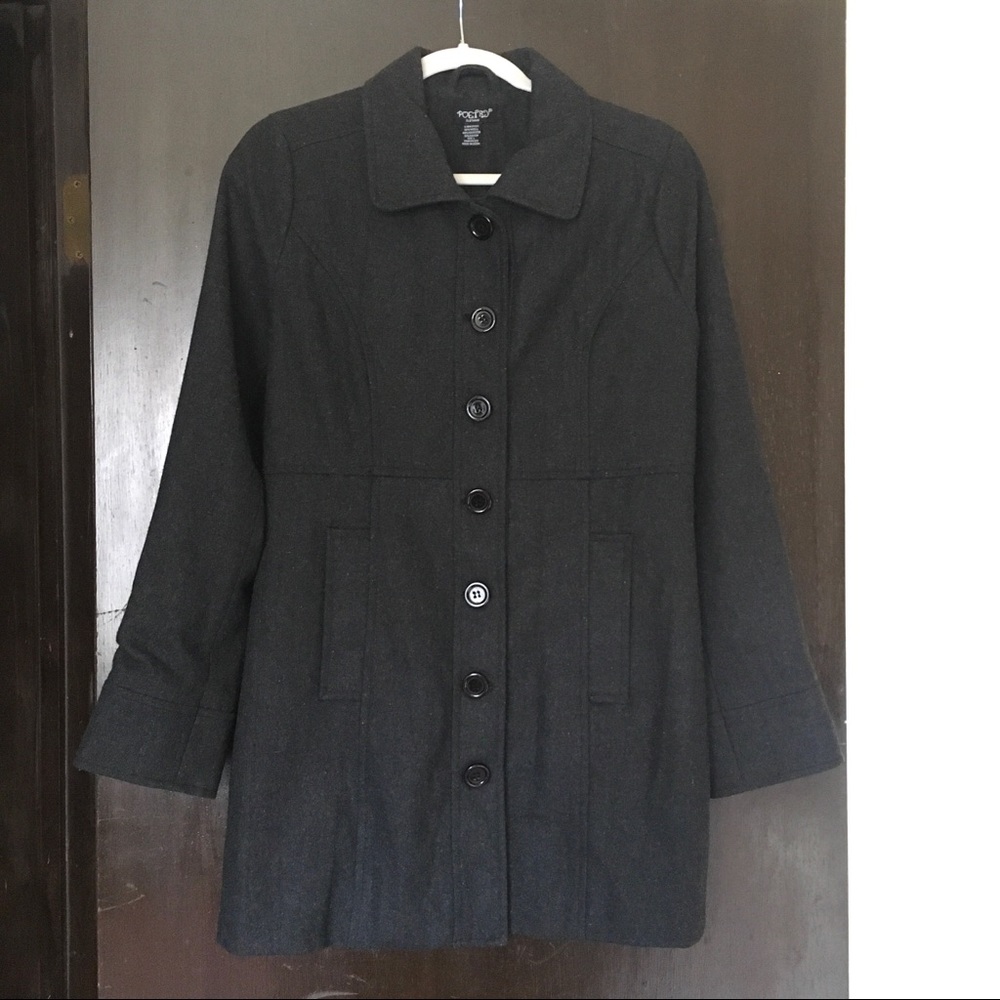 Cute, classy gray coat